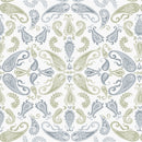 Con-Tact Grip Print 18 In. x 4 Ft. Abbey Sage Non-Adhesive Shelf Liner