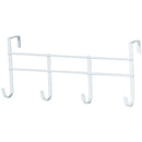 Spectrum Over-The-Door Hook Rail, 4 Hooks on Rail