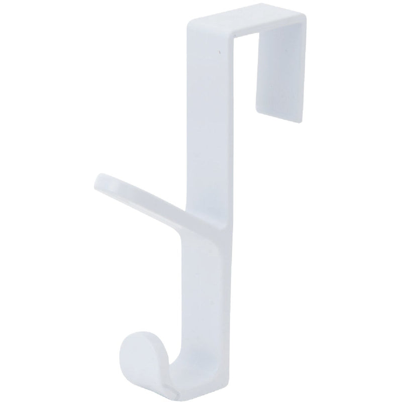 Spectrum White Plastic Over-The-Door Hook, 5-1/2 In.