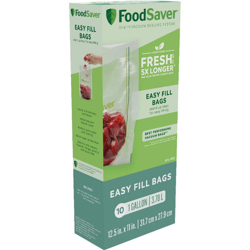 FoodSaver Easy Fill Gal. Vacuum Sealer Bags (10-Count)