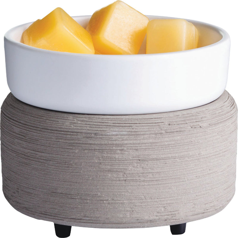 Candle Warmers 2-in-1 Classic Warmer - Gray Texture