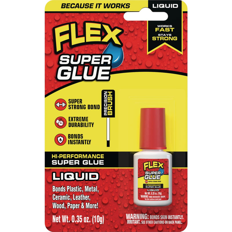 Flex 0.35 Oz. Liquid Super Glue with Brush