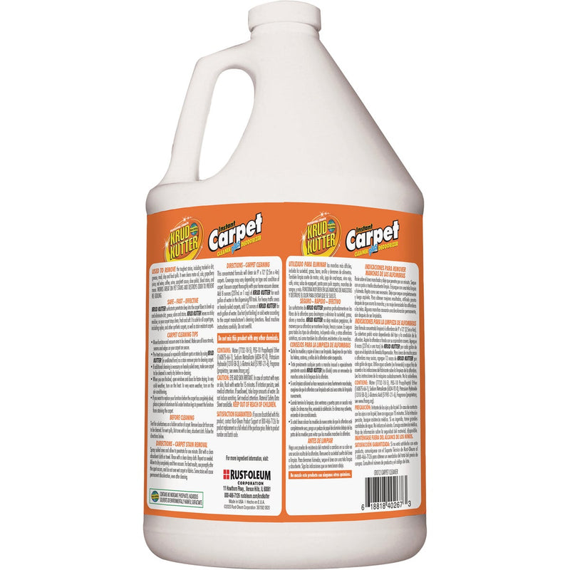 Krud Kutter 1 Gal. Instant Carpet Cleaner Stain Remover and Deodorizer