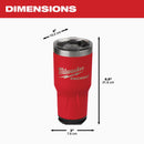 Milwaukee PACKOUT 30 Oz. Red Insulated Tumbler