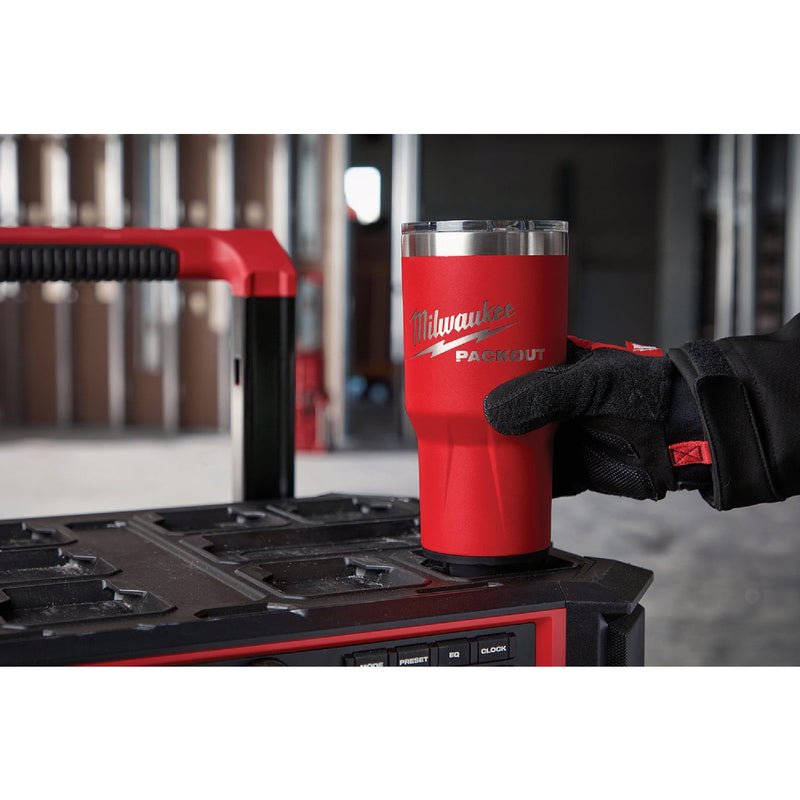 Milwaukee PACKOUT 30 Oz. Red Insulated Tumbler