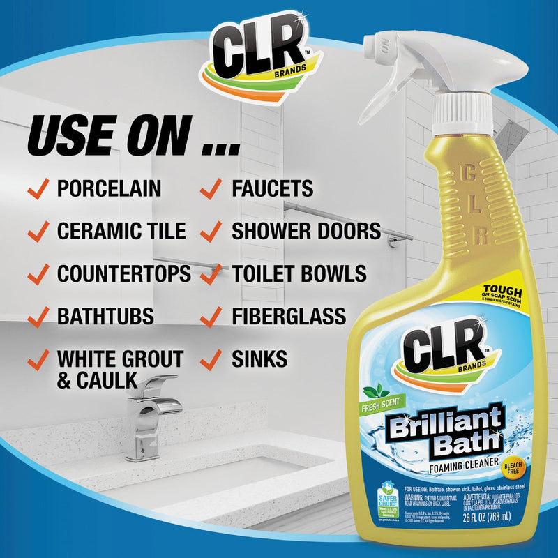 CLR 26 Oz. Brilliant Bath Fresh Scent Foaming Action Cleaner