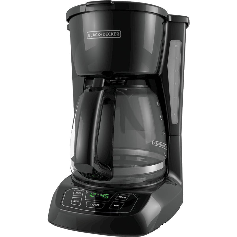 Black & Decker 12 Cup Programmable Black Coffee Maker