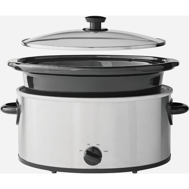 Crock-Pot 6 Qt. Stainless Steel Oval Slow Cooker