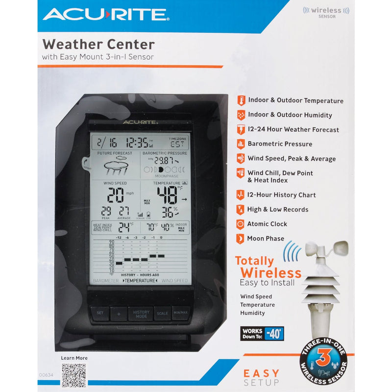 Acu-Rite Wind Weather Center Weather Station