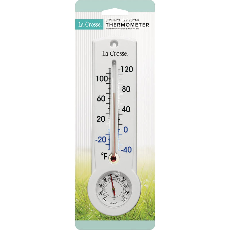 La Crosse Technology Fahrenheit & Celsius Analog -40 to 120 F; -40 to 50 C Hygrometer & Thermometer