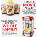 Nostalgia Retro Series Red Styling 2.5 Oz. 10-Cup Tabletop Kettle Popcorn Maker