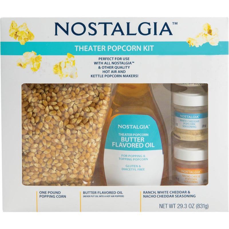 Nostalgia Kettle & Hot Air Popcorn Kit