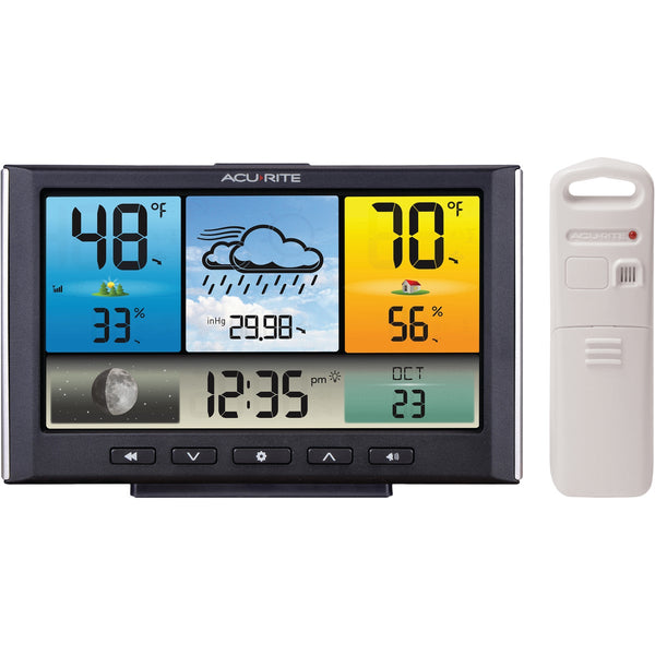 Acu-Rite Indoor/Outdoor Temperature & Humidity Tabletop or Wall-Mountable Weather Station