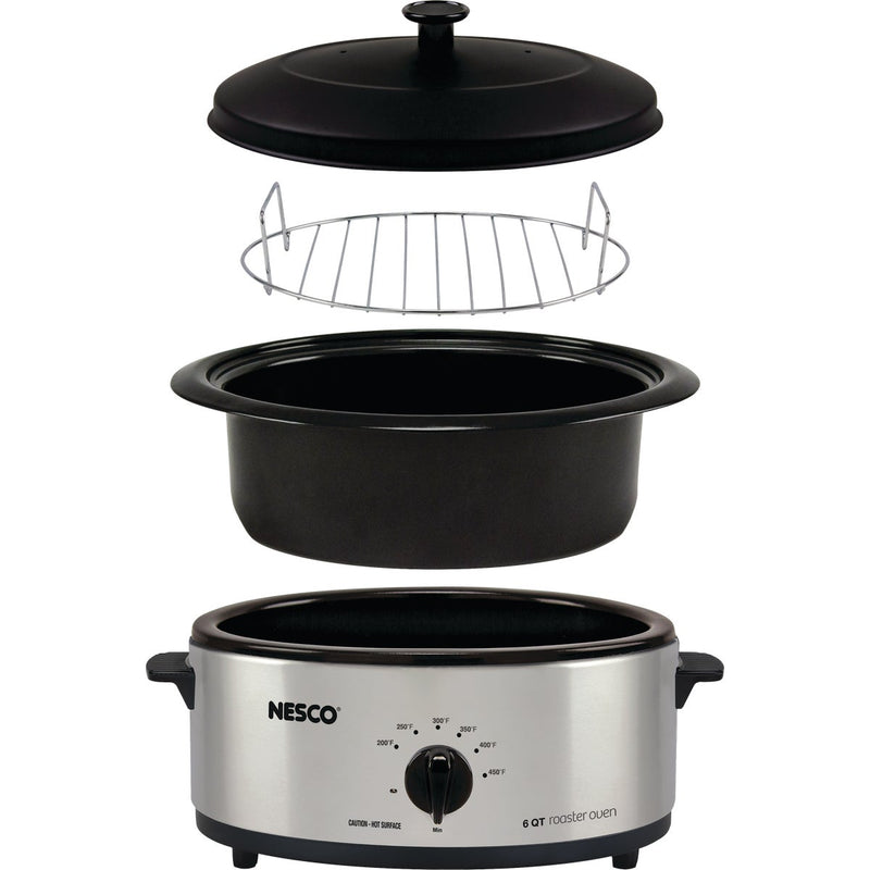 Nesco 6 Qt. Stainless Steel Electric Roaster