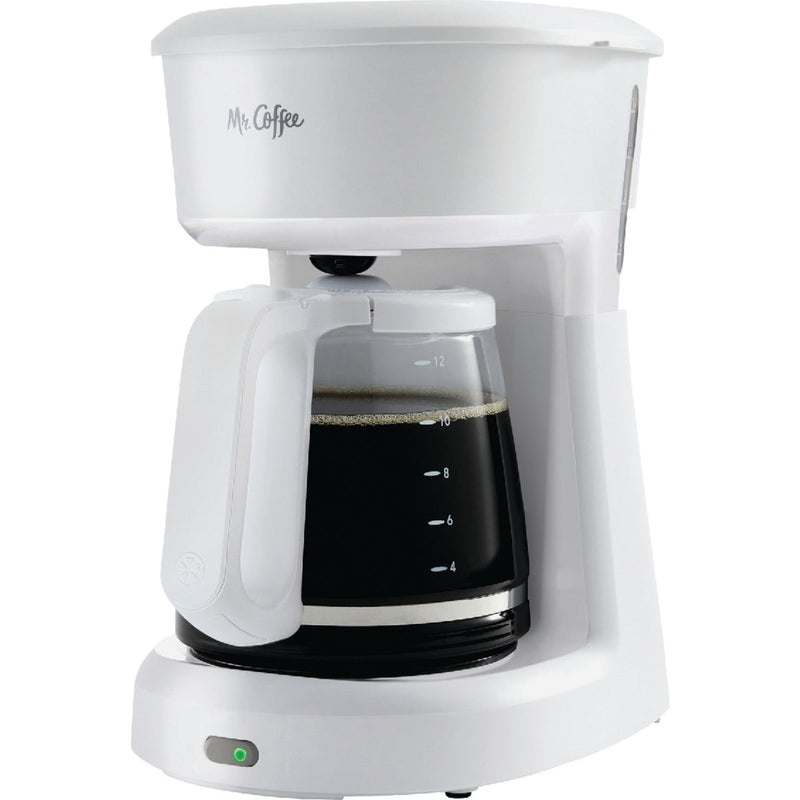 Mr Coffee 12 Cup Switch White Coffee Maker