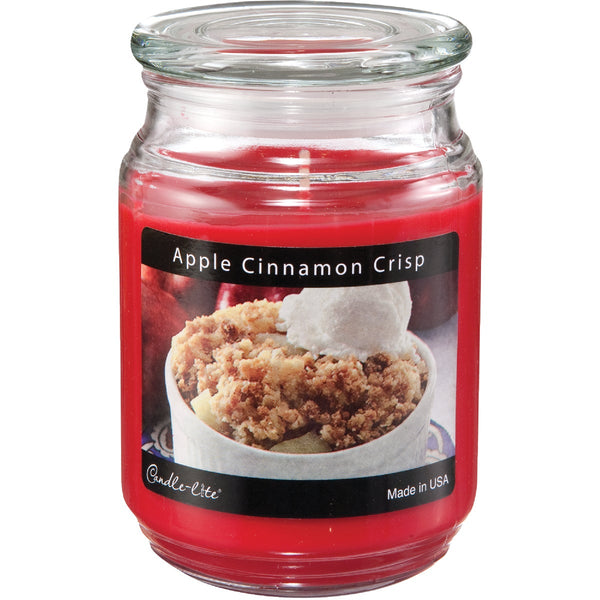 Candle-Lite Everyday 18 Oz. Apple Cinnamon Crisp Jar Candle