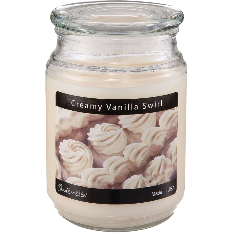 Candle-Lite Everyday 18 Oz. Creamy Vanilla Swirl Jar Candle