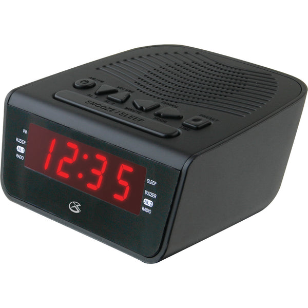 GPX Dual Memory Alarm Clock Radio