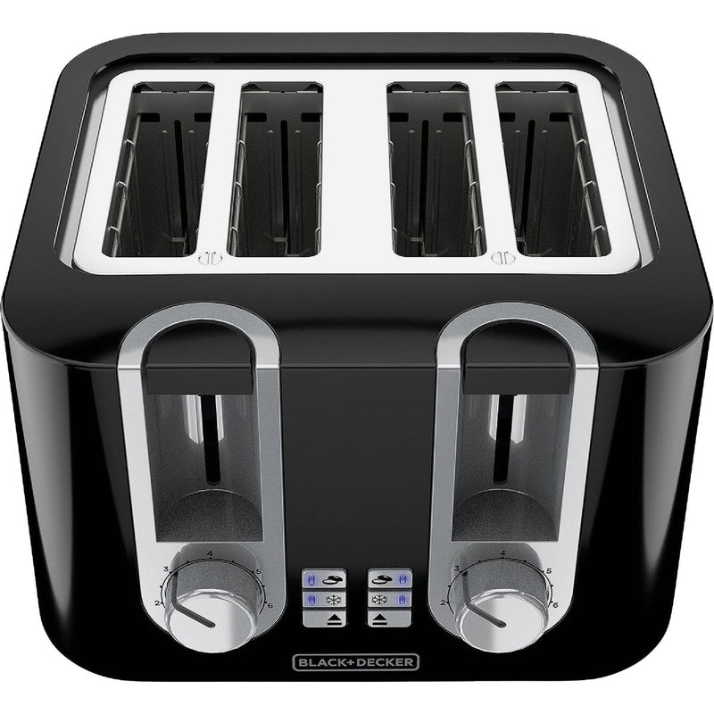 Black & Decker 4-Slice Black Toaster