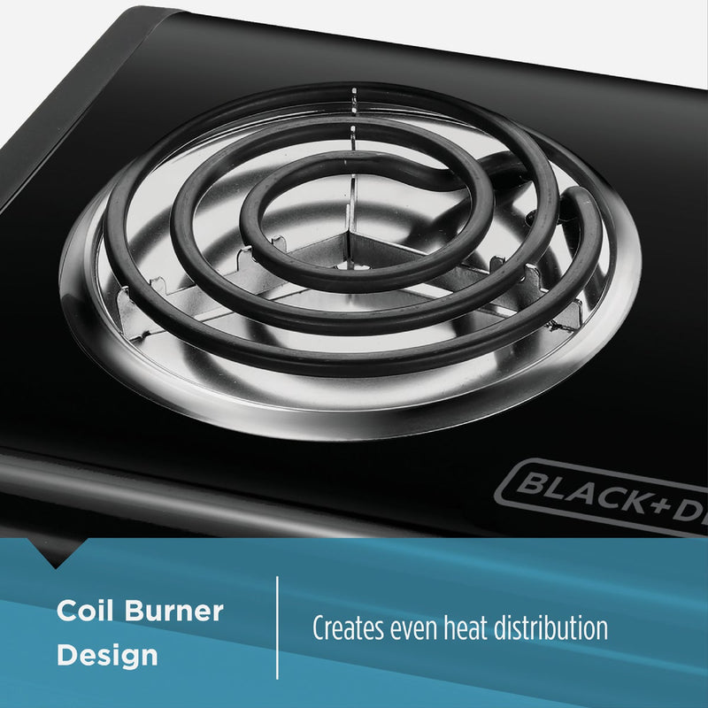 Black & Decker Double Coiled Burner Range