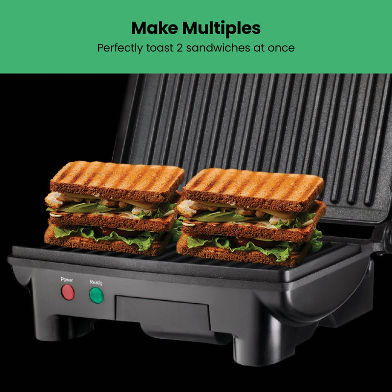 Chefman Electric Panini Press Grill and Gourmet Sandwich Maker (2 Slice)