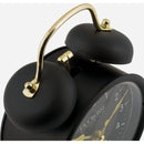 La Crosse Clock Co. Black Twin Bell Alarm Clock