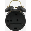 La Crosse Clock Co. Black Twin Bell Alarm Clock