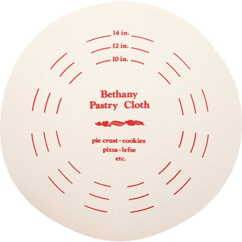 Bethany 9 In. Dia. Pastry Board & Cotton Cloth