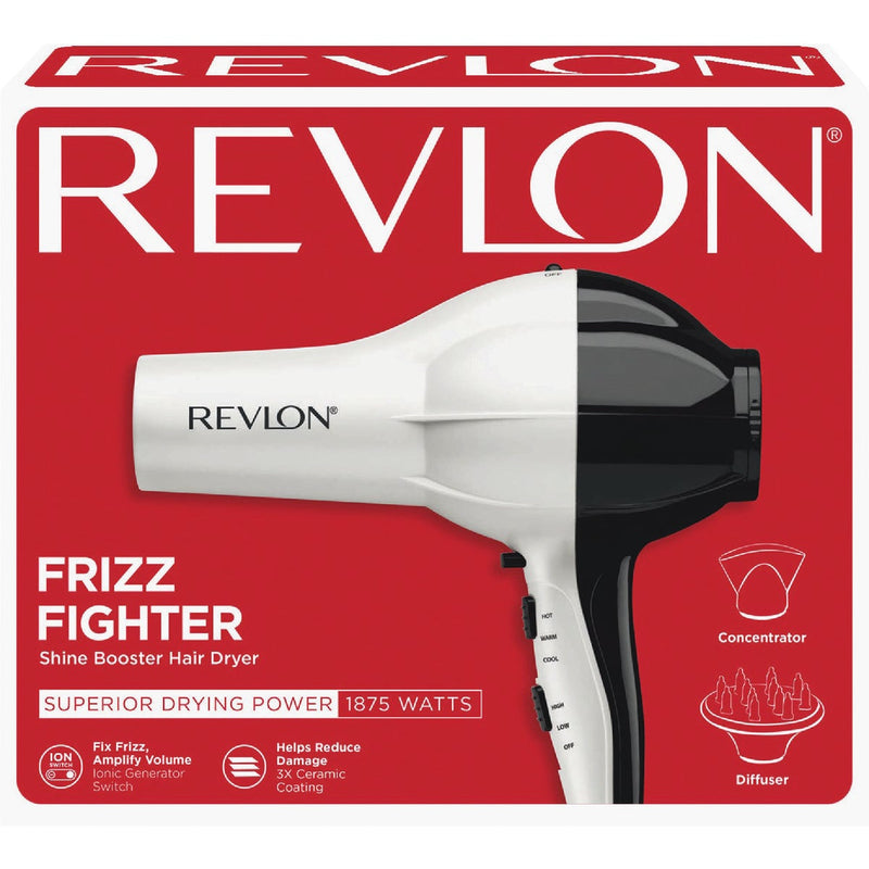 Revlon 1875W White/Black Shine Booster Hair Dryer