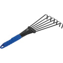 Best Garden 7 In. Steel Fan Hand Whisk Garden Rake (6-Tine)
