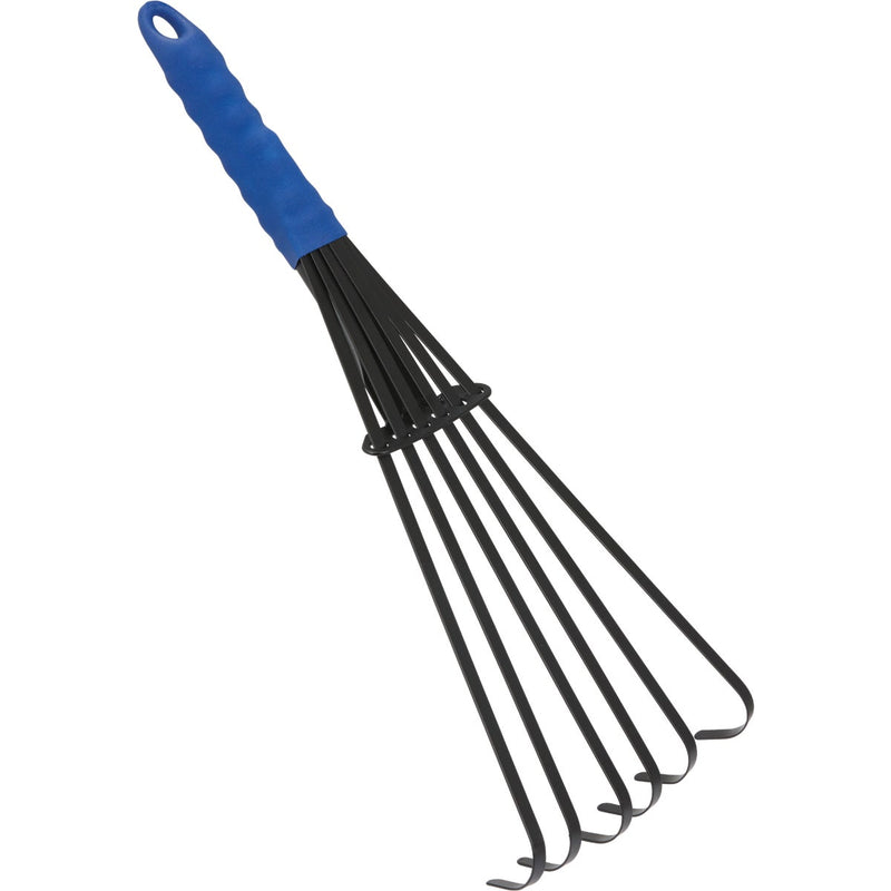 Best Garden 7 In. Steel Fan Hand Whisk Garden Rake (6-Tine)