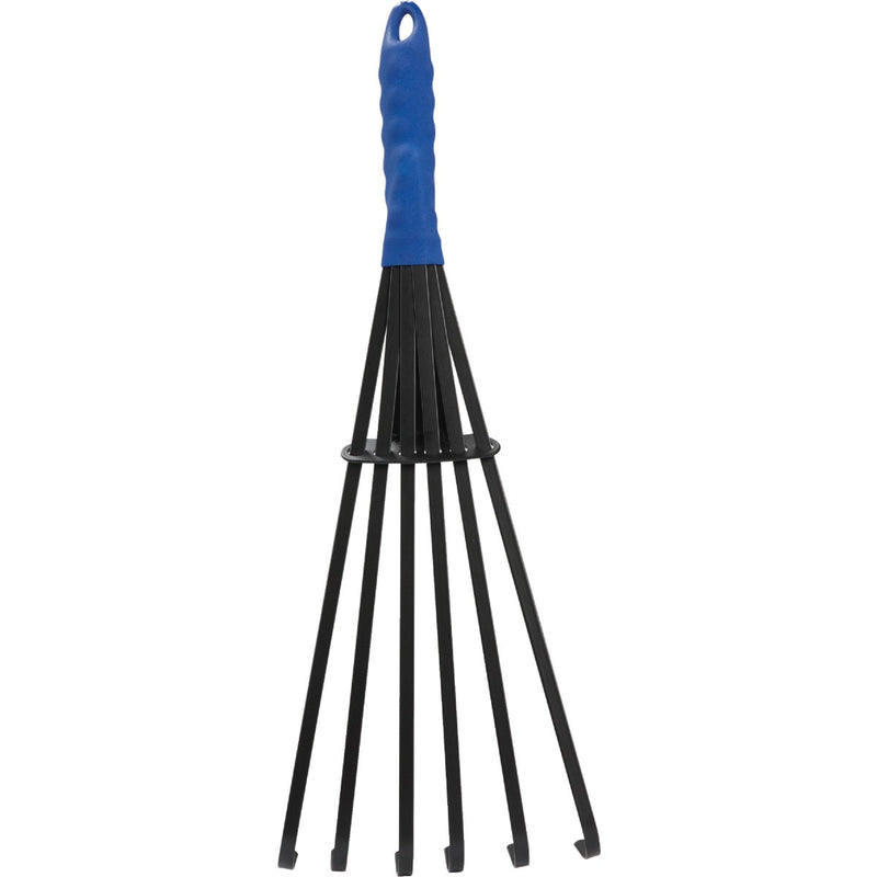 Best Garden 7 In. Steel Fan Hand Whisk Garden Rake (6-Tine)