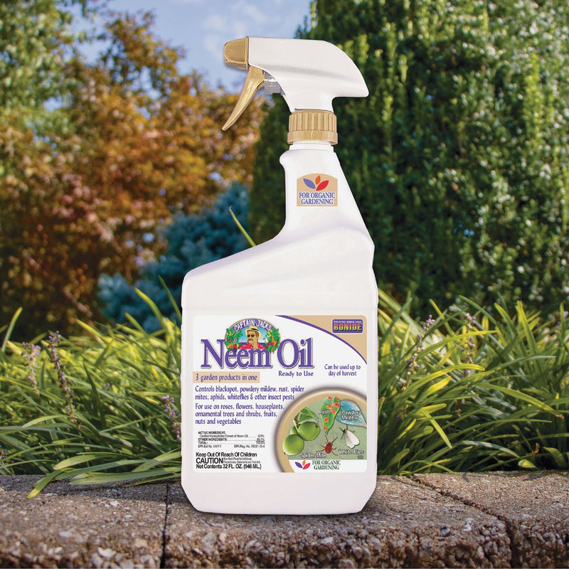 Bonide Captain Jack's 32 Oz. Ready To Use Trigger Spray Neem  Oil Fungicide, Insecticide, & Miticide
