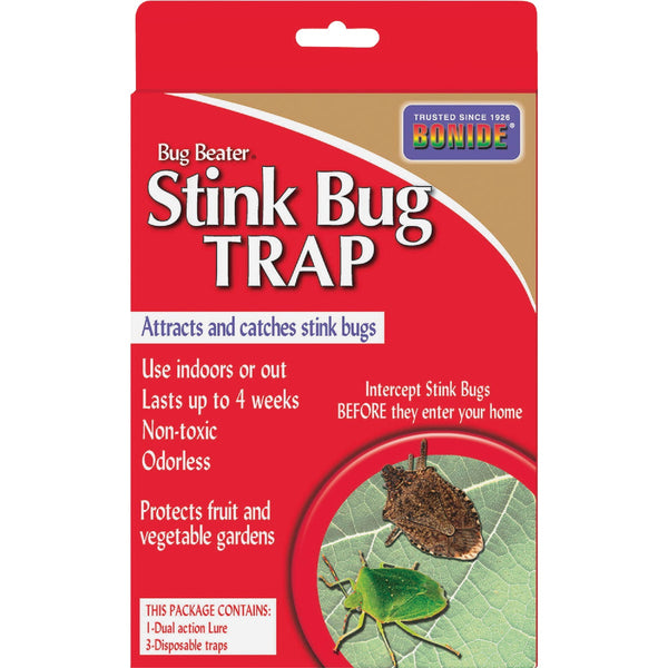 Bonide Bug Beater Disposable Indoor/Outdoor 50 Ft. Coverage Area Stink Bug Trap