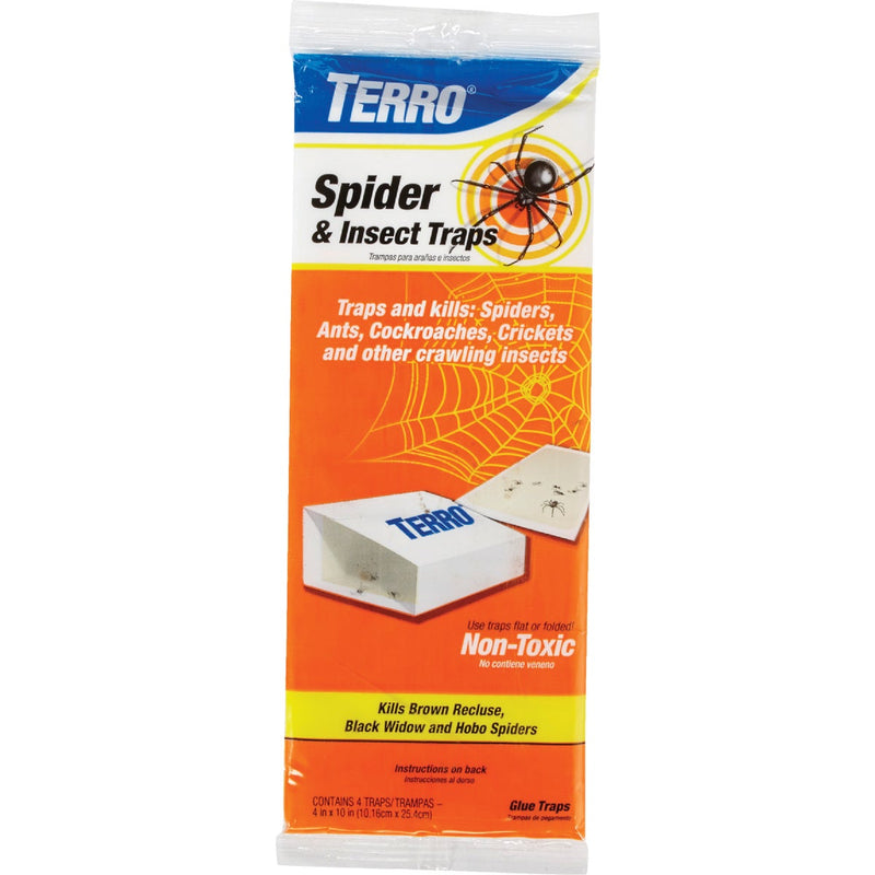 Terro Indoor Glue Insect & Spider Trap (4-Pack)