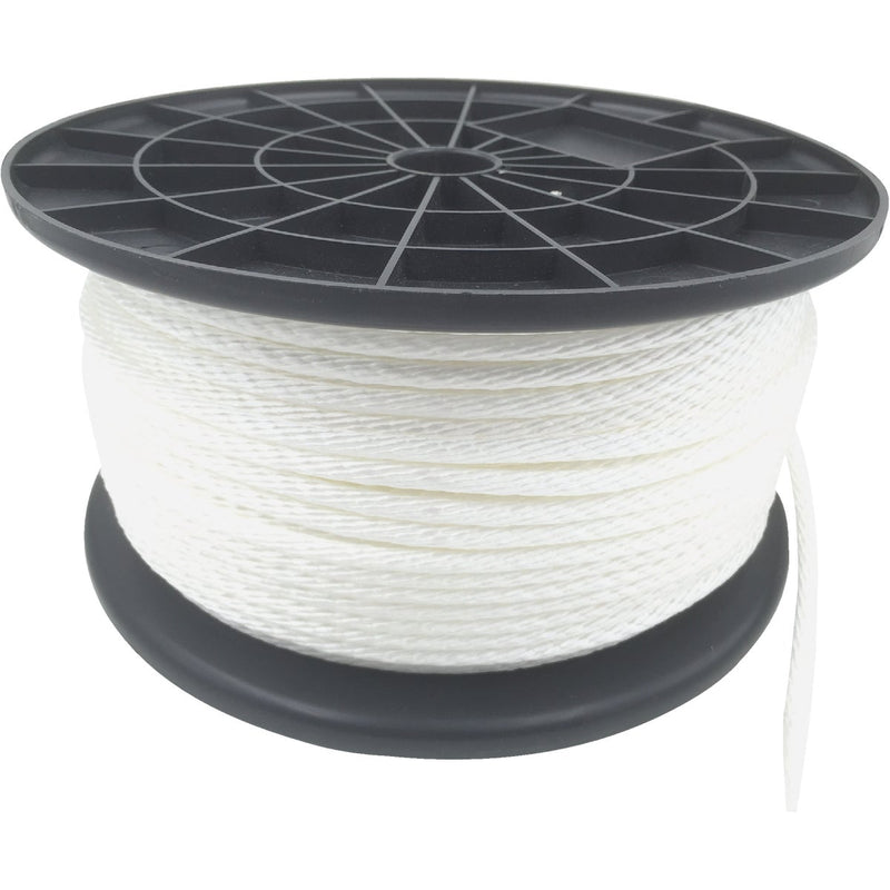 Do it Best 5/16 In. x 350 Ft. White Braided Nylon Rope