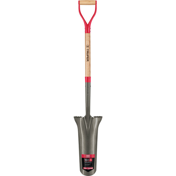 Truper Tru Tough 30 In. Wood D-Handle Round Point Drain Spade