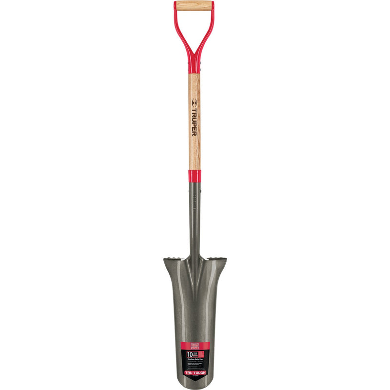 Truper Tru Tough 30 In. Wood D-Handle Round Point Drain Spade