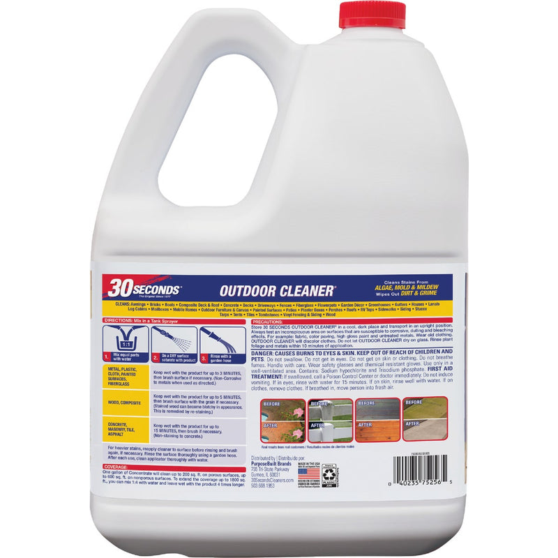 30 seconds Outdoor Cleaner 2.5 Gal. Concentrate Algae, Mold & Mildew Stain Remover