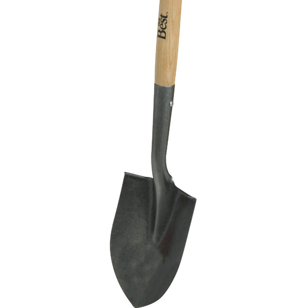 Do it Best 44 In. Wood Handle Round Point Floral Shovel