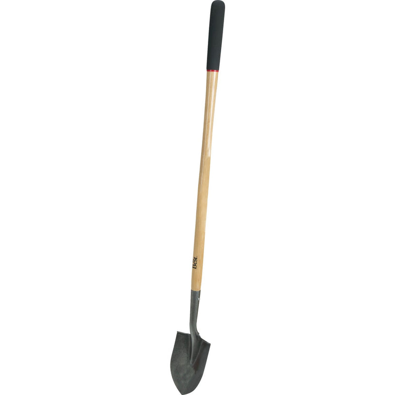 Do it Best 44 In. Wood Handle Round Point Floral Shovel