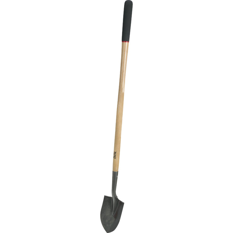 Do it Best 44 In. Wood Handle Round Point Floral Shovel