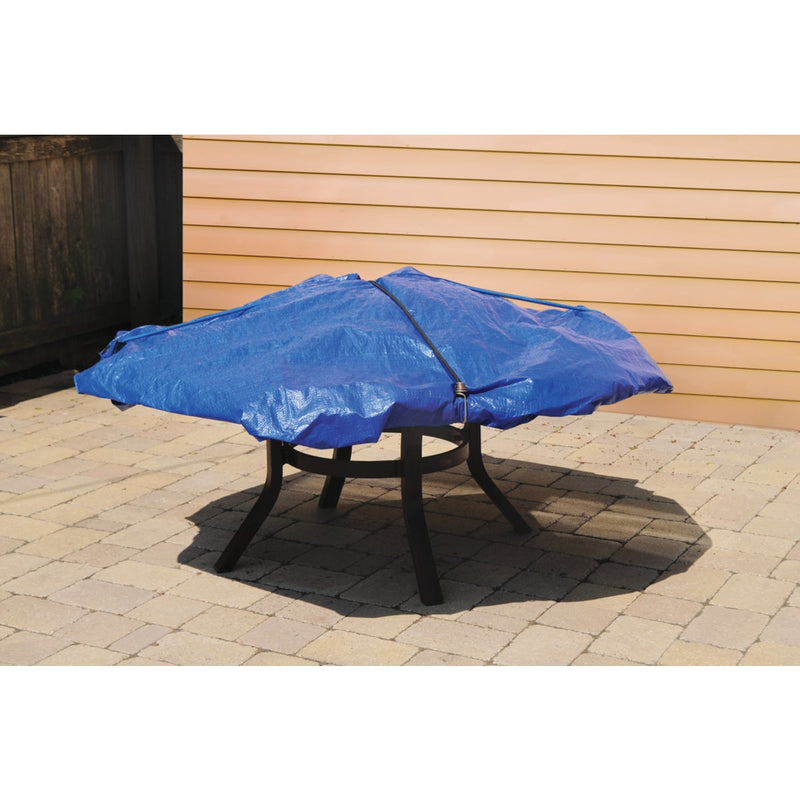 Do it Best Blue Woven 8 Ft. x 10 Ft. Medium Duty Poly Tarp