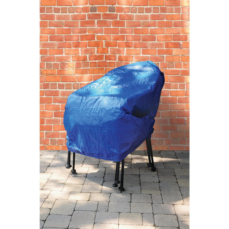 Do it Best Blue Woven 8 Ft. x 10 Ft. Medium Duty Poly Tarp