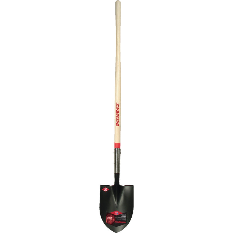 Razor-Back 48 In. Wood Handle Round Point Shovel