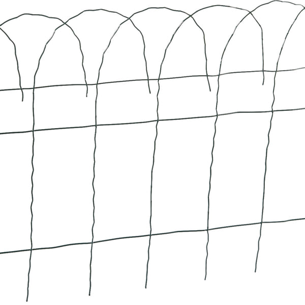 Best Garden 14 In. H x 20 Ft. L Galvanized Wire Decorative Border Fence