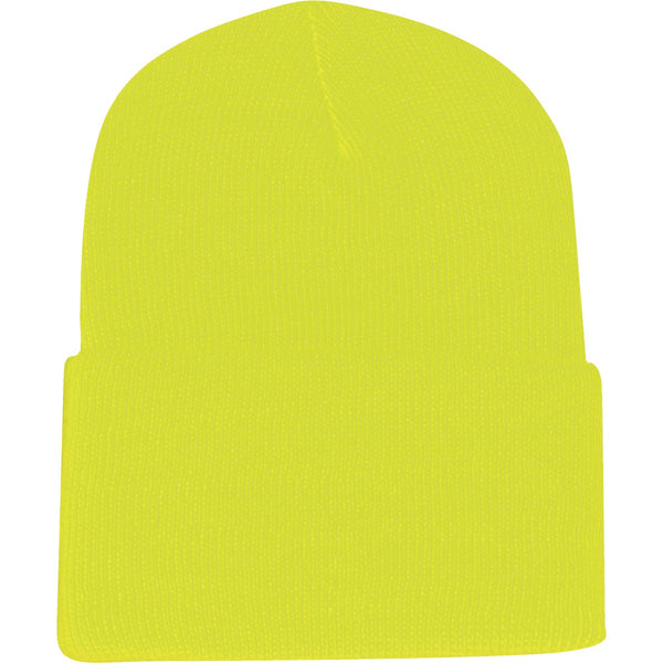 Outdoor Cap Neon Yellow Cuffed Sock Cap