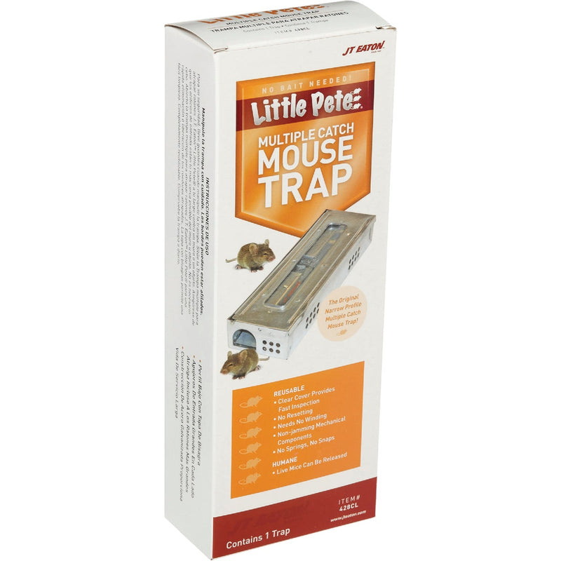 JT Eaton Little Pete Mechanical Mouse Trap with Clear Inspection Window (1-Pack)