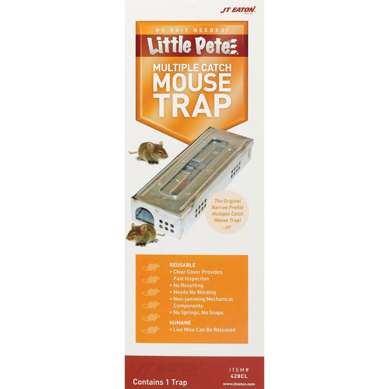 JT Eaton Little Pete Mechanical Mouse Trap with Clear Inspection Window (1-Pack)