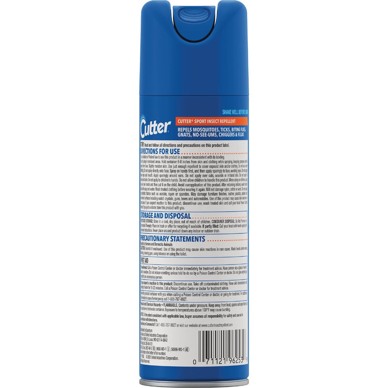 Cutter Sport 6 Oz. Insect Repellent Aerosol Spray